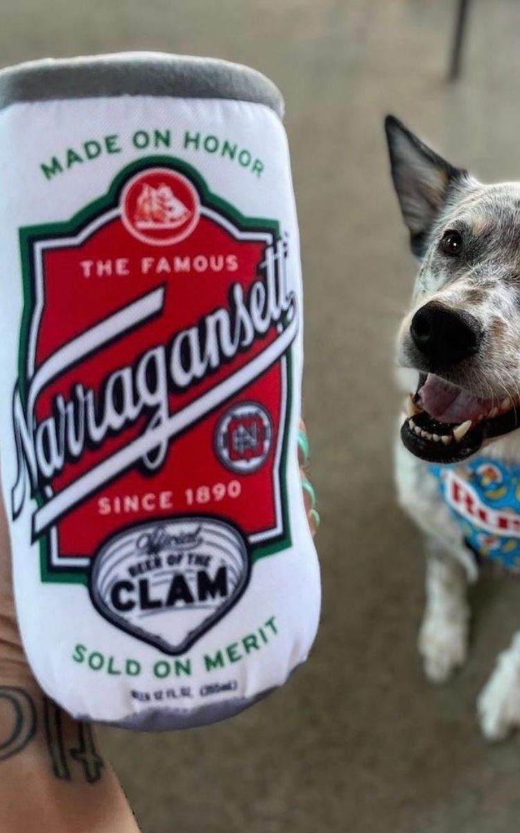 Plush Lager Dog Toy – Narragansett Beer