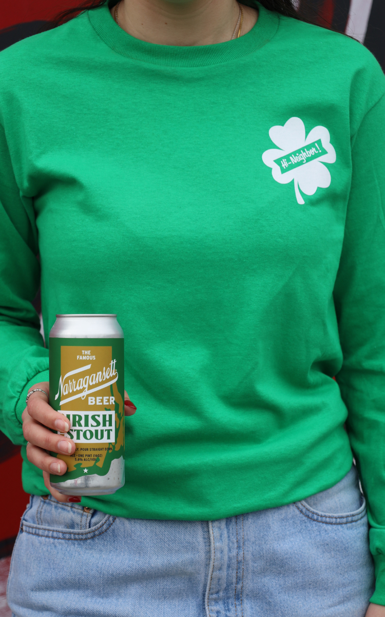 Long Sleeve St Paddy's Day Tee – Narragansett Beer