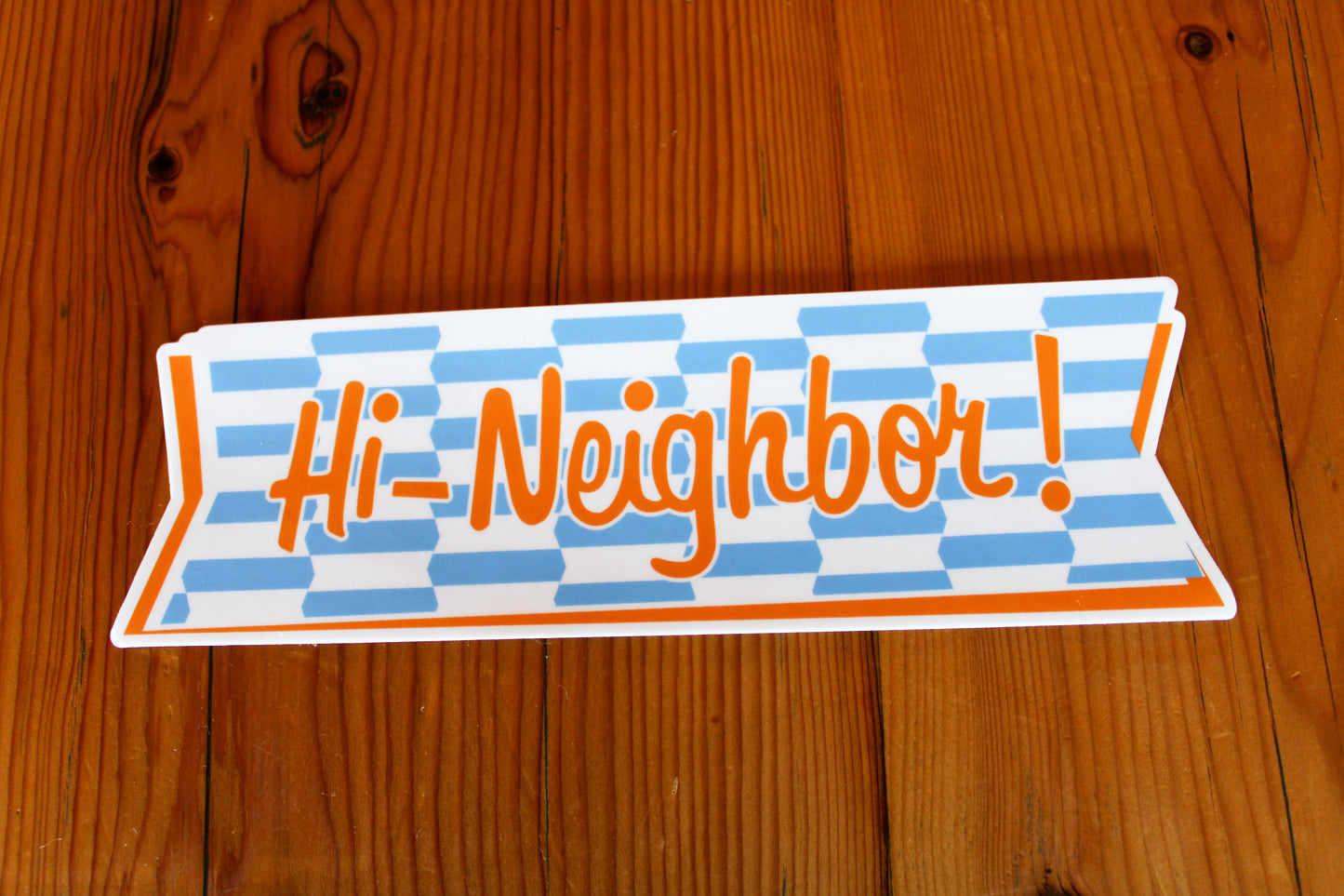 Bavarian Hi Neighbor Bumper Sticker