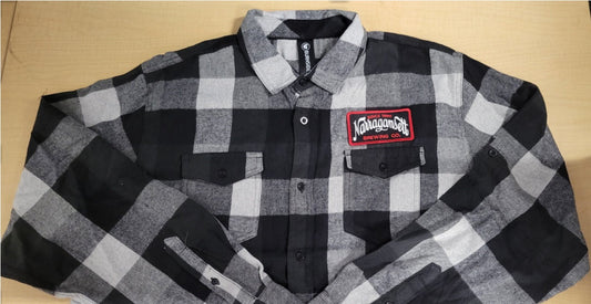 Black and Grey Buffalo Plaid Flannel