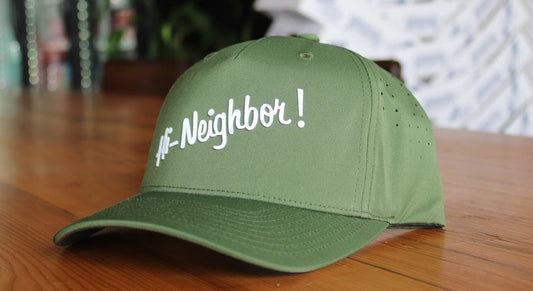 Green Hi Neighbor Sports Cap