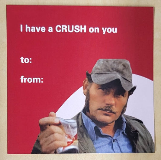 Valentines Day Crush It Like Quint Cards